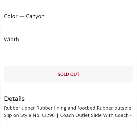 Coach Slide with Coach Slides *NWT* - Picture 5 of 12